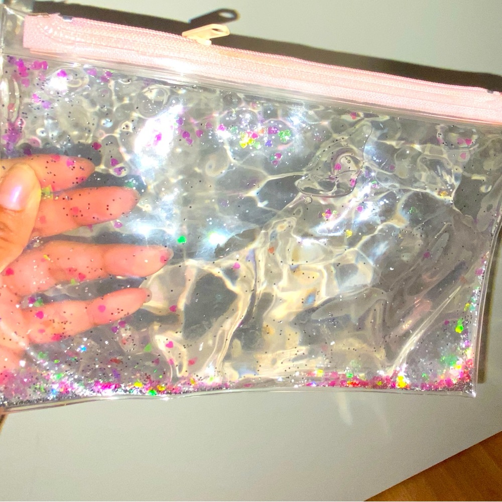 Forever 21 Glitter Makeup Bag
